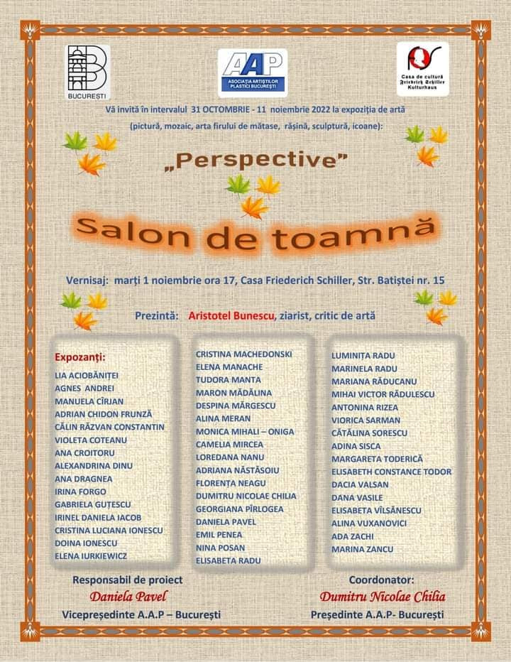 Perspective - Salon de toamnă, Bucureşti 2022